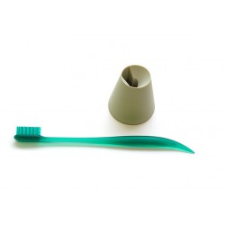 CEPILLO DE DIENTES verde suave PHILIPPE STARCK DESIGN, FLUOCARIL 1989