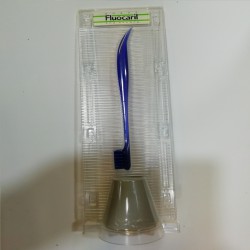 CEPILLO DE DIENTES violeta suave PHILIPPE STARCK DESIGN, FLUOCARIL 1989