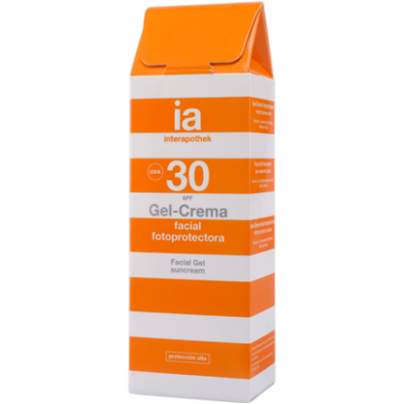 Interapothek fotoprotec spf 30 gel crema 50 ml Interapothek fotoprotec spf 30 gel crema 50 ml