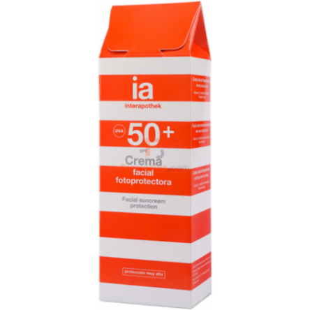 Interapothek fotoprotector spf 50+ extrem crema 50 ml Interapothek fotoprotector spf 50+ extrem crema 50 ml