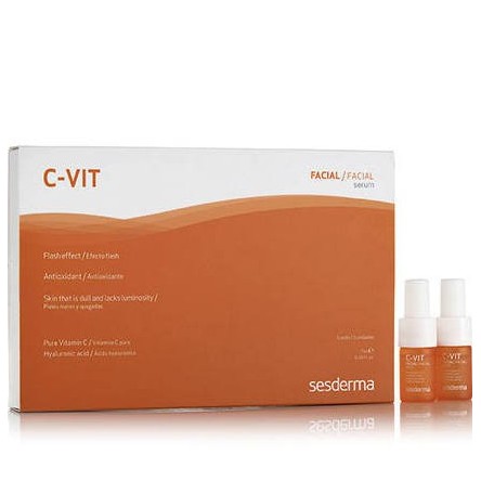 C-vit sesderma serum efecto flash 7 ml 5 ampollas C-vit sesderma serum efecto flash 7 ml 5 ampollas