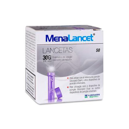 LANCETAS MENALANCET 50 UNIDADES