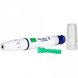 OUTLET GLUCOJECT DUAL PLUS DISPOSITIVO DE PUNCION PINCHADOR contiene 10 lancetas