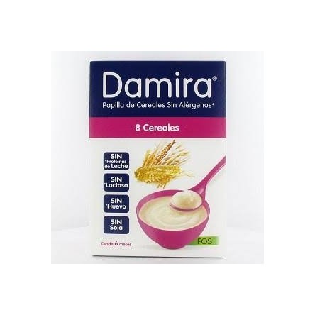 Damira papilla 8 cereales fos 600 g Damira papilla 8 cereales fos 600 g
