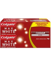 OUTLET DENTIFRICO COLGATE MAX ONE 2 X 75 ML DUPLO BLANQUEADOR