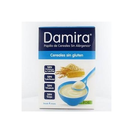 Damira papilla cereales sin gluten con fos 600 g Damira papilla cereales sin gluten con fos 600 g