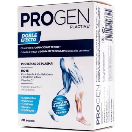PROGEN PLACTIVE POLVO 20 SOBRES PROGEN PLACTIVE POLVO 20 SOBRES