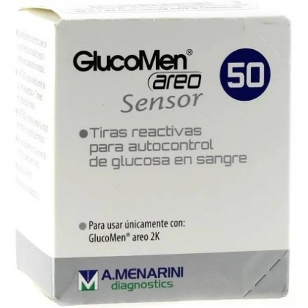 TIRAS REACTIVAS GLUCEMIA GLUCOMEN AREO SENSOR 50 TIRAS REACTIVAS