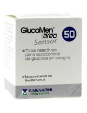 TIRAS REACTIVAS GLUCEMIA GLUCOMEN AREO SENSOR 50 TIRAS REACTIVAS