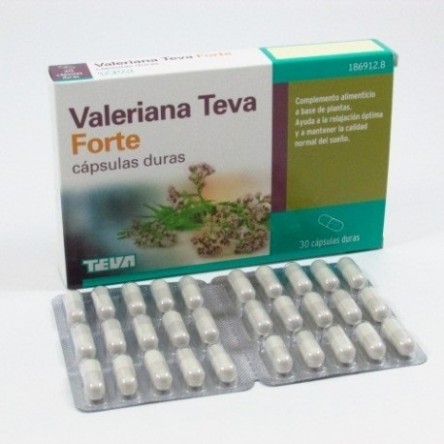 VALERIANA TEVA FORTE 30 CAPSULAS DURAS VALERIANA TEVA FORTE 30 CAPSULAS DURAS